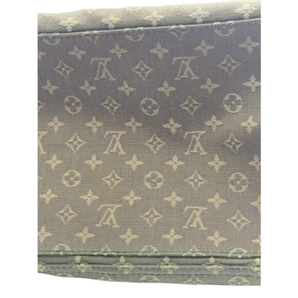Louis Vuitton Mini Monogram Sac Mary Kate*Satchel*Green Denim - Picture 14 of 15